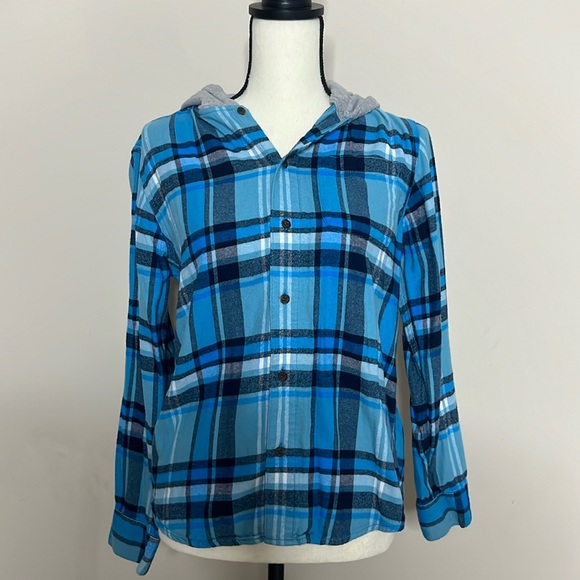 Kid Hoodie Plaid - Picture 2 of 6